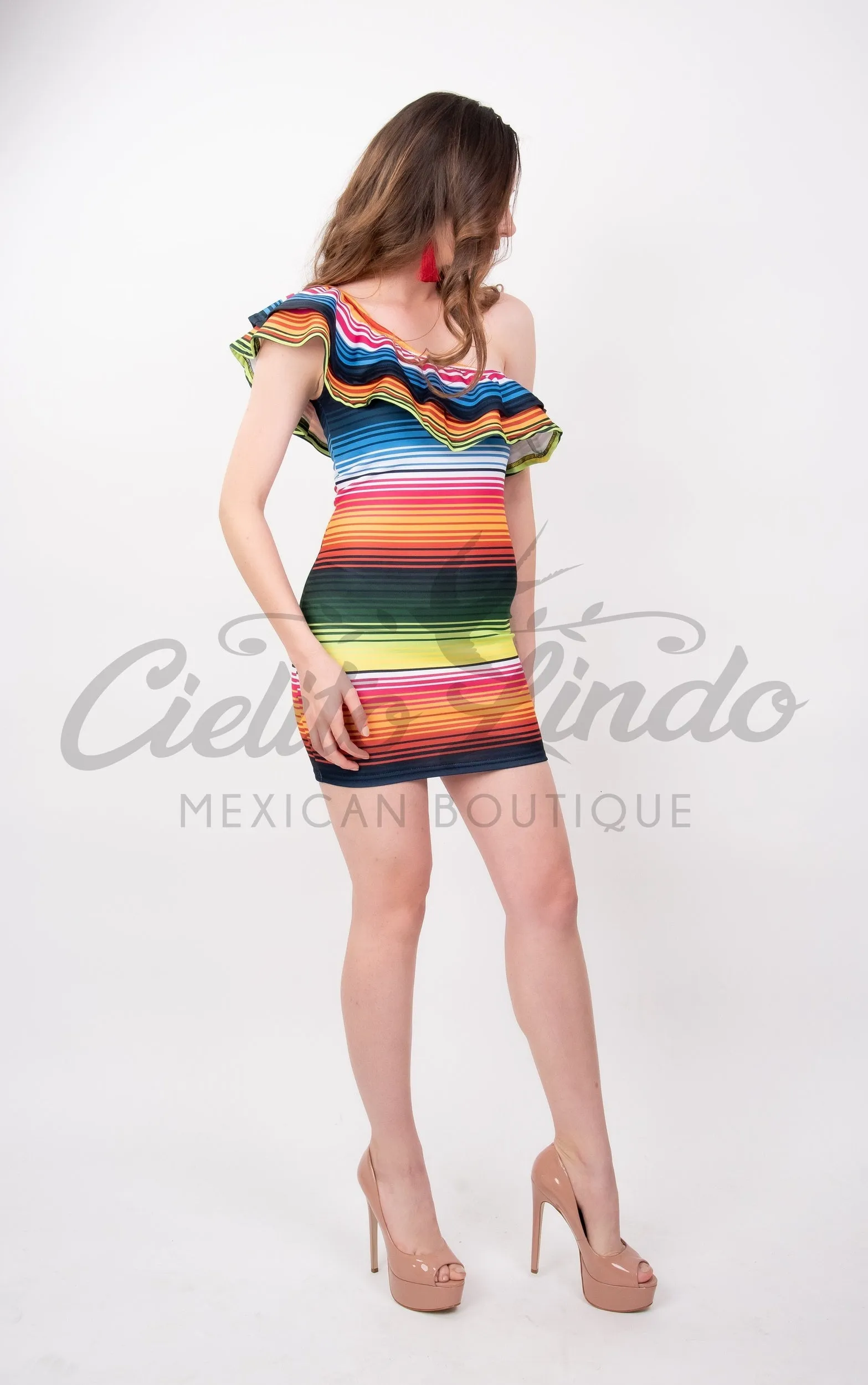 Serape Dress Printed