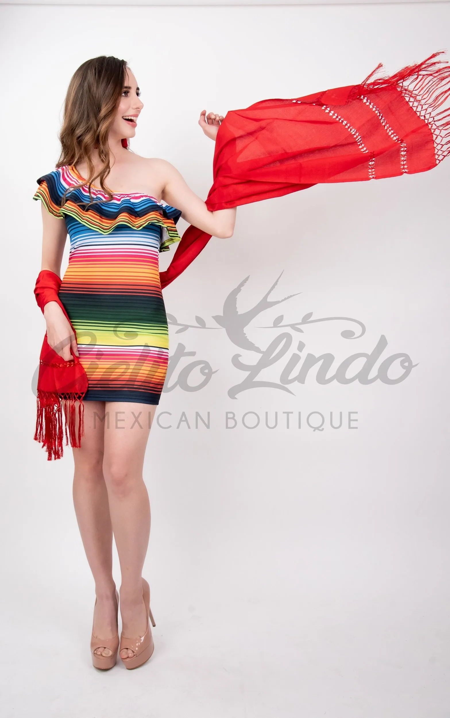 Serape Dress Printed