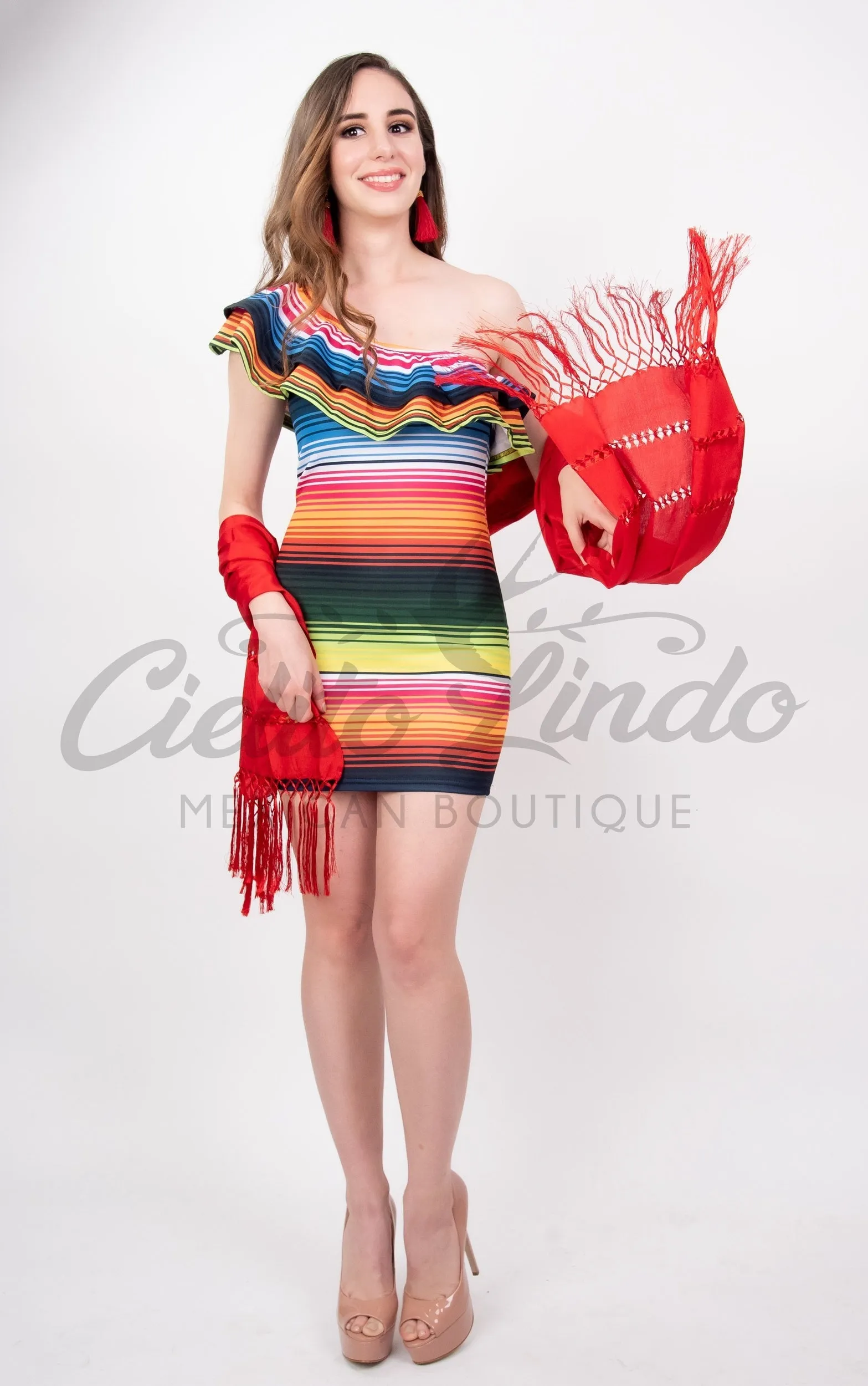 Serape Dress Printed