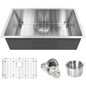 Simple Deluxe 30-Inch Undermount Workstation Kitchen Sink