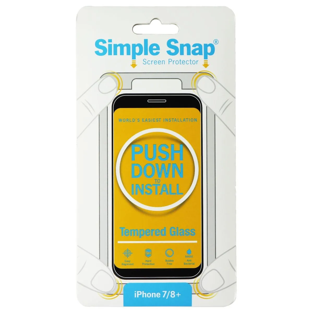 Simple Snap Screen Protector for IP8 /7  - Clear