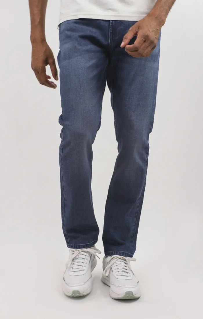 Straight Fit Stretch Crown Denim