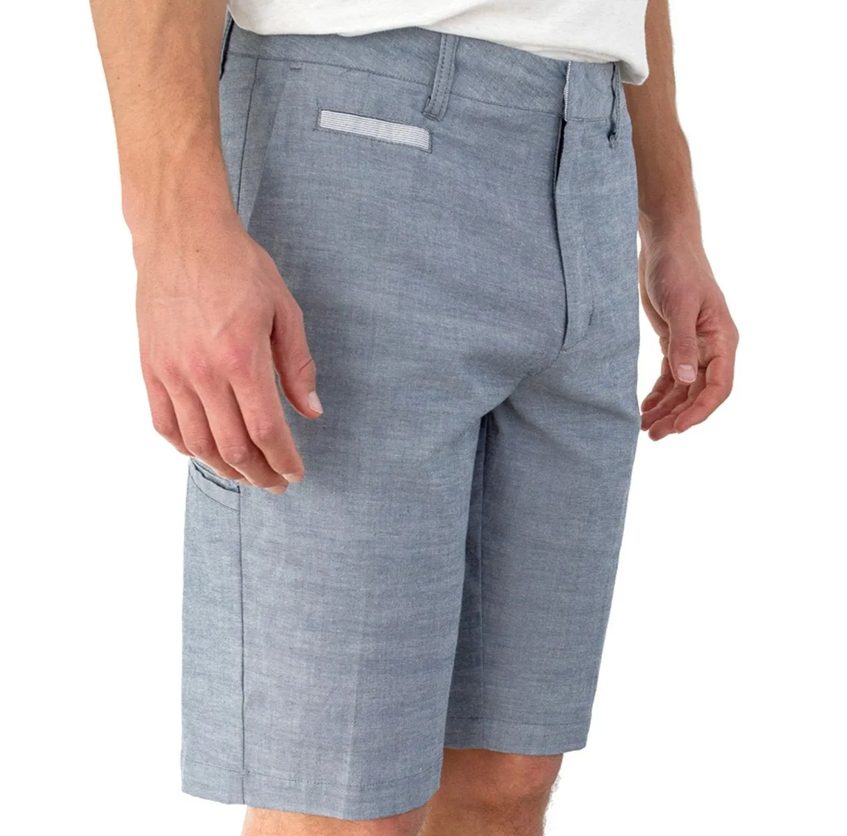 STRETCH COMFORT CHAMBRAY SHORT