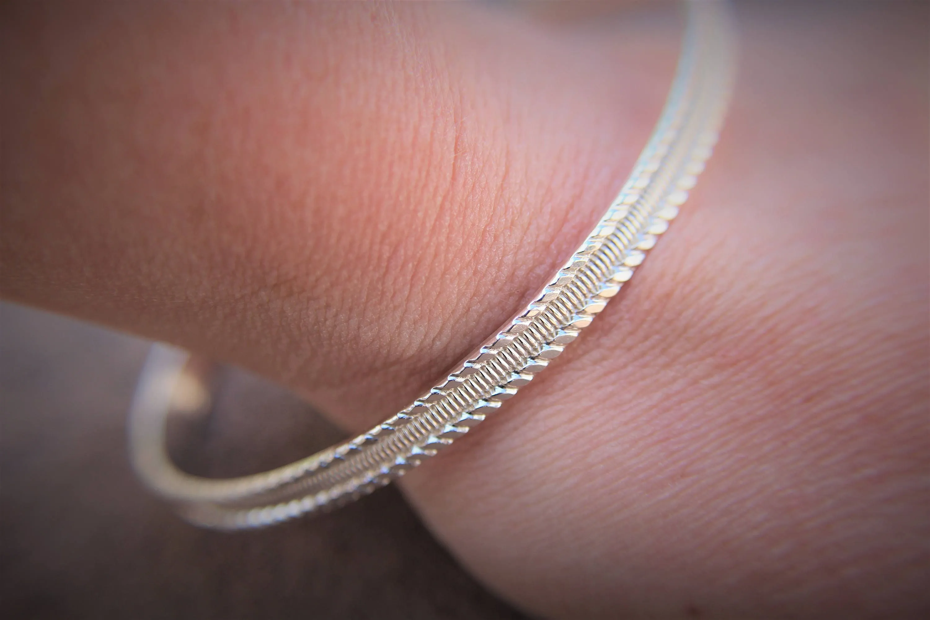 Textured Silver Bangle, Simple Bangle Bracelet, Sterling Silver Bangle, Simple Bracelet, Thick Bangle, Stacking Bangle, Gold Bangle, Gift