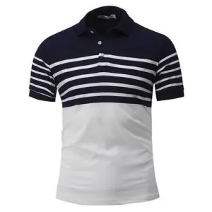 Turn-down Collar Printing Stylish Golf Shirt