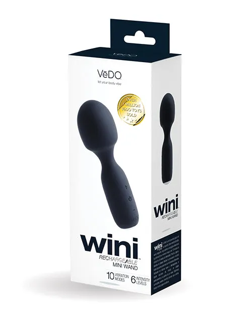 VeDo Wini Rechargeable Mini Wand (Black)